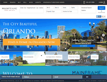 Tablet Screenshot of orlandohomesfla.com